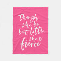 Anpassningsbar Färg Script Little but Fierce Shake