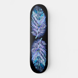 Anpassningsbar Färg Skateboard - vackra fjädrar