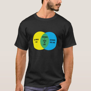 Anpassningsbar färg/text Elitist Biblixt Venn Dia T Shirt