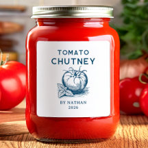 Anpassningsbar färg tomatchutney