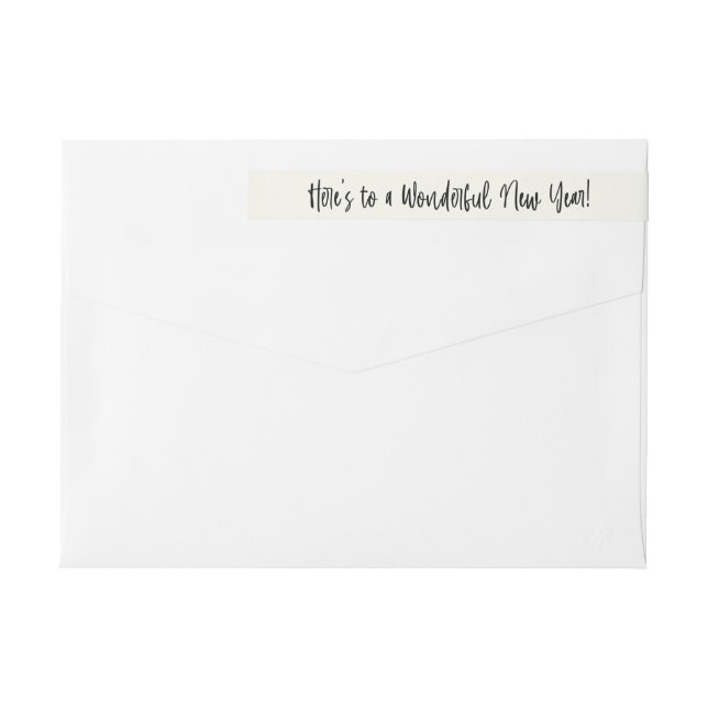 Anpassningsbar Färg underbara Returadress för nya  Etikettband (Baksidan)