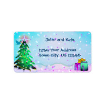 Anpassningsbar Färgat Julgran och Presenter