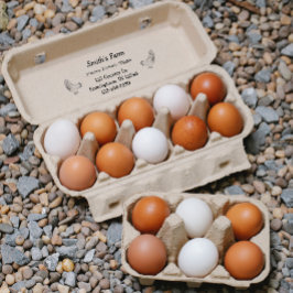 Anpassningsbar Farm Fresh Eggs Chickens Stämpel