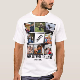 Anpassningsbar Farpa, manmyten 8 Foto Collage T Shirt