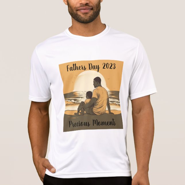 Anpassningsbar Fars dag 2023 T-Shirt (Framsida)