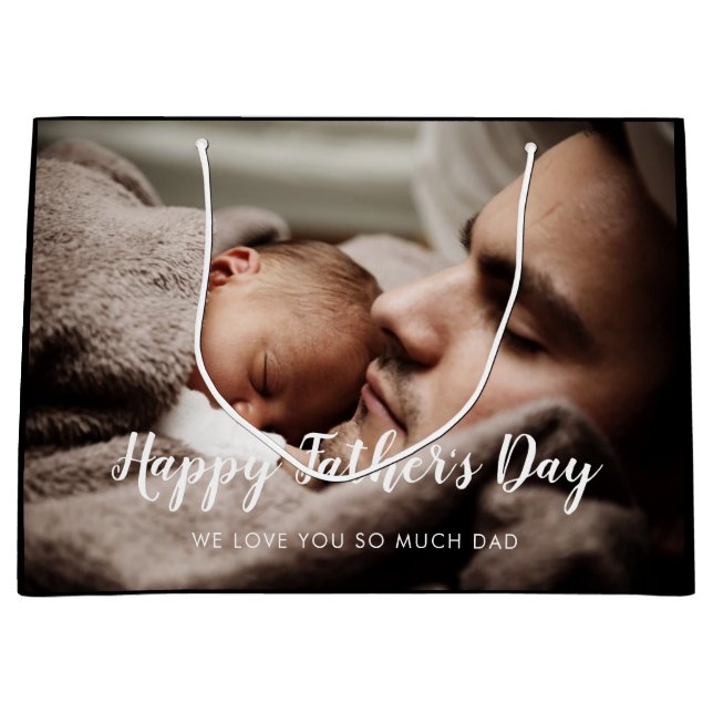 Anpassningsbar Fars dag Photo Large Gift-fack (Framsidan)