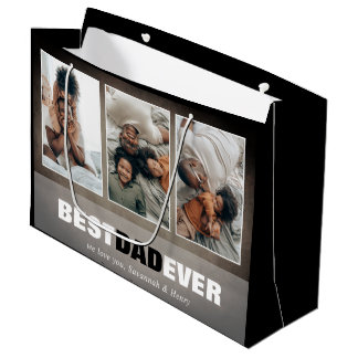 Anpassningsbar Fars dag Photo Large Gift-fack