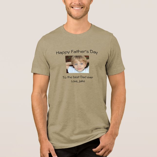 Anpassningsbar Fars dag t-shirt (Framsida)