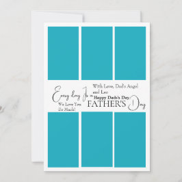 Anpassningsbar Far's Day Photo Card Inbjudningar