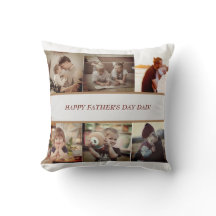 Anpassningsbar Far's Day Photo Pillow