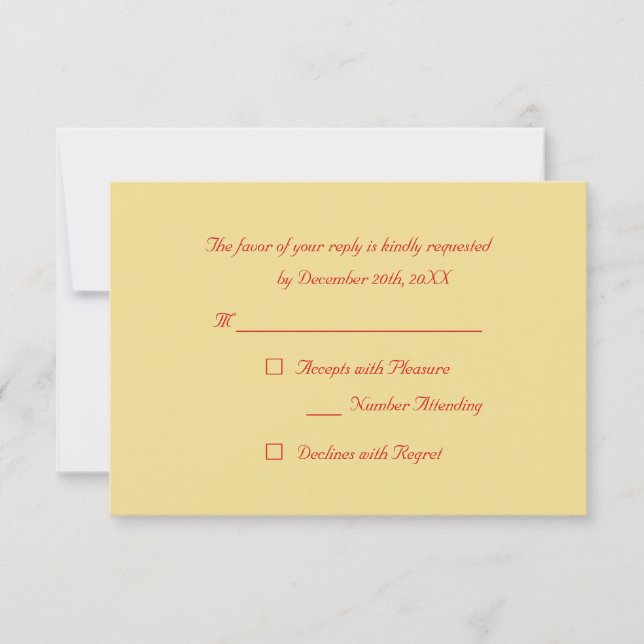 Anpassningsbar Faux Guld Red Elegant jul Party OSA (Framsida)