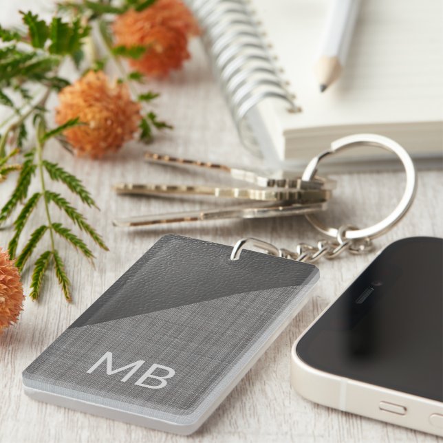 Anpassningsbar Faux Light Medium Mörk Grått Läder  (Högra Framsidan)