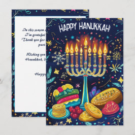 Anpassningsbar: Festival of Ljus Delight. Julkort