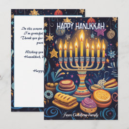 Anpassningsbar: Festival of Ljus Delight. Julkort