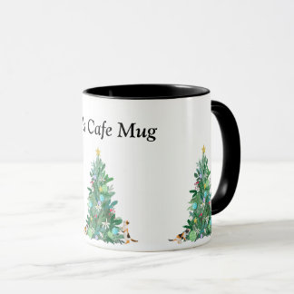 Anpassningsbar Festive Julgran Mugg