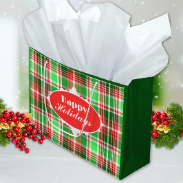 Anpassningsbar Festive Red Grönt Pput Glad helg