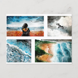 Anpassningsbar feyr bild helg vykort