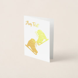 Anpassningsbar Figur Skating Folierat Kort