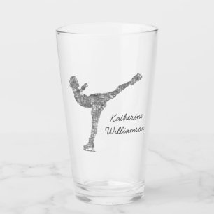 Anpassningsbar Figur Skating Ice Skating Silver Sh Glaskopp