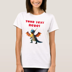 Anpassningsbar Fire Breathing Chinese New Year Dra T Shirt