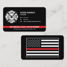 Anpassningsbar Fire Department Logotyp Firefighter