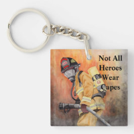 Anpassningsbar Firefighter Keychain Fireman My Her