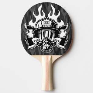 Anpassningsbar Firefighter Rädding Fire Departmen Pingisracket