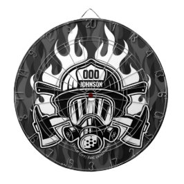 Anpassningsbar Firefighter Rädding Fire Department Darttavla