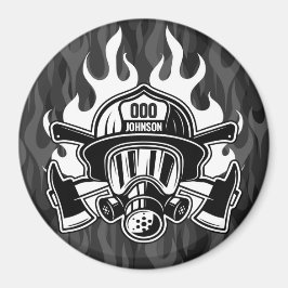 Anpassningsbar Firefighter Rädding Fire Department Magnet