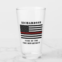 Anpassningsbar Firefighter Thin Red Line Fire Depa