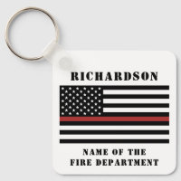 Anpassningsbar Firefighter Thin Red Line Fire Depa