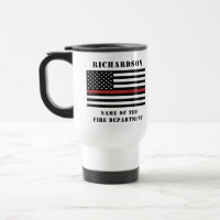 Anpassningsbar Firefighter Thin Red Line Fire Depa