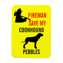 Anpassningsbar Fireman Spara My Coonhound Safety