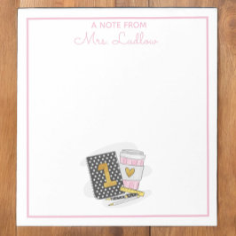 Anpassningsbar First Klass Lacher Apprecition Blac Anteckningsblock