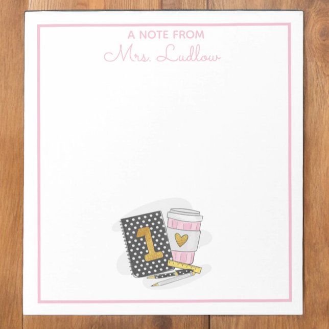 Anpassningsbar First Klass Lacher Apprecition Blac Anteckningsblock (Skapare uppladdad)