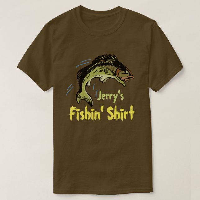 Anpassningsbar Fiskefartyg Tee Shirt (Design framsida)