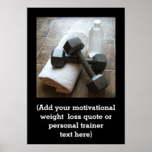 Anpassningsbar Fitness Quote Personal Trainer Gym