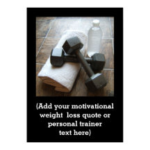 Anpassningsbar Fitness Quote Personal Trainer Gym
