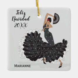 Anpassningsbar Flamenco jul Ornament