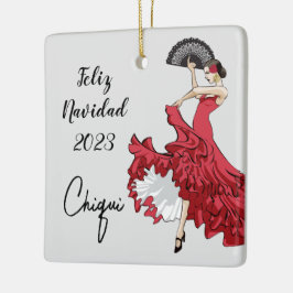 Anpassningsbar Flamenco jul Ornament