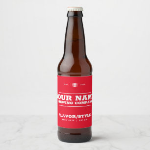 Anpassningsbar Flaska-märkta öl, Vin, Kombucha, So Ölflaska Etikett
