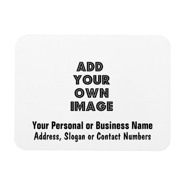 Anpassningsbar Flexible Fridge Magnet Advertising (Horisontell)