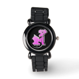 Anpassningsbar flickor, silver glitter klocka, til armbandsur