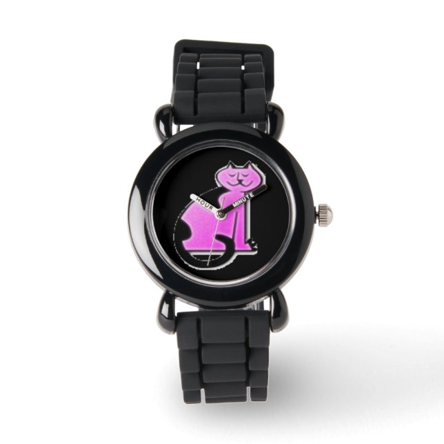 Anpassningsbar flickor, silver glitter klocka, til armbandsur (Framsida)