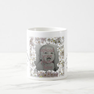 Anpassningsbar Flowers Mugg Personlig White Blomma