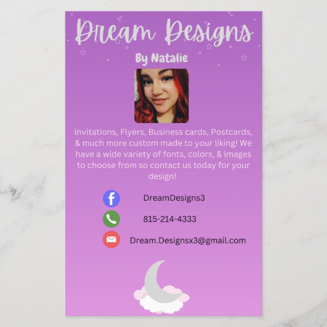 Anpassningsbar Flyer (Framsidan)