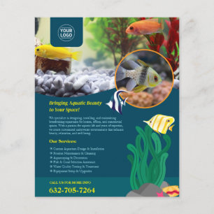 Anpassningsbar Flyer för Aquarium Supply