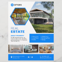 Anpassningsbar Flyer i Real Gods Egendom