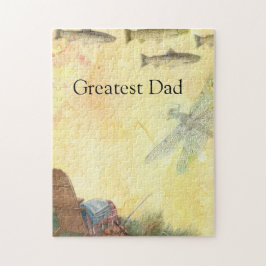 Anpassningsbar Flygfiske Illustrated Trout Pussel