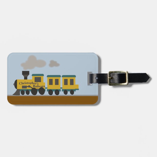 Anpassningsbar Flygplans Bagageetikett Bagagebricka (Horisontell Framsida)